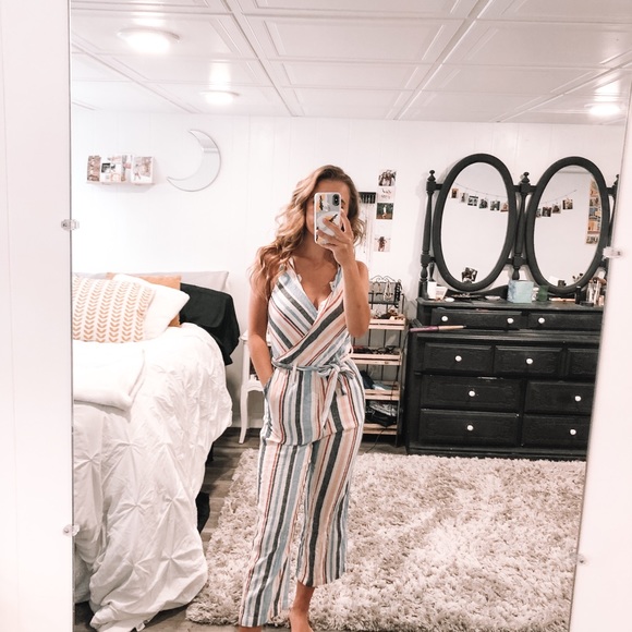 Urban Outfitters Pants - Adorable Stripe Jumpsuit!!